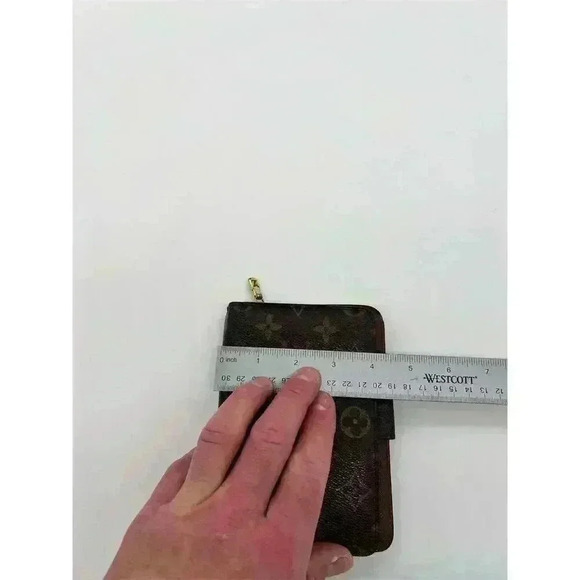 Louis Vuitton Women's Monogram Canvas Wallet Brown Credit Card Holder - Picture 4 of 16